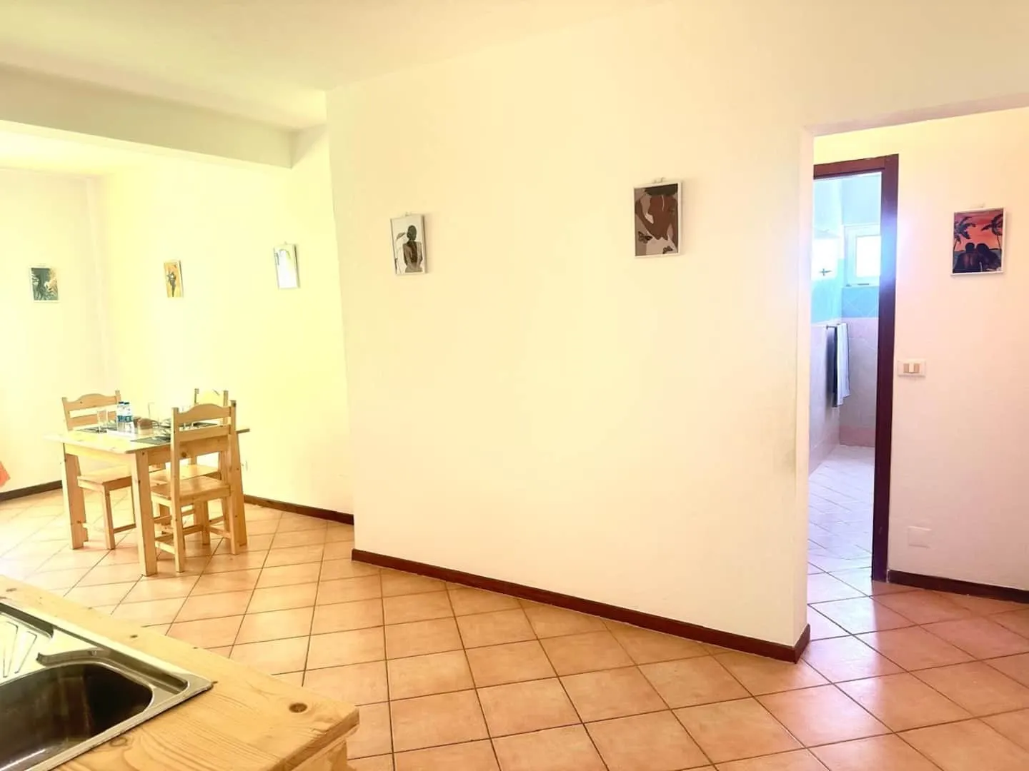 One-bedroom apartment available in Vila centre — Bedroom