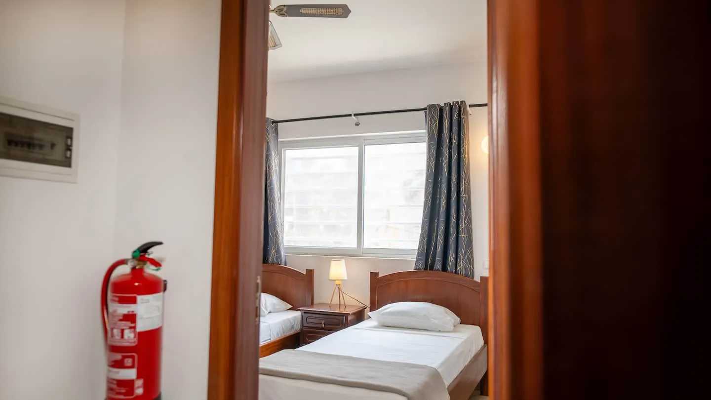Coconut Houses Big 2 Room- 3min beach- AC- SmartTV — Bedroom 2
