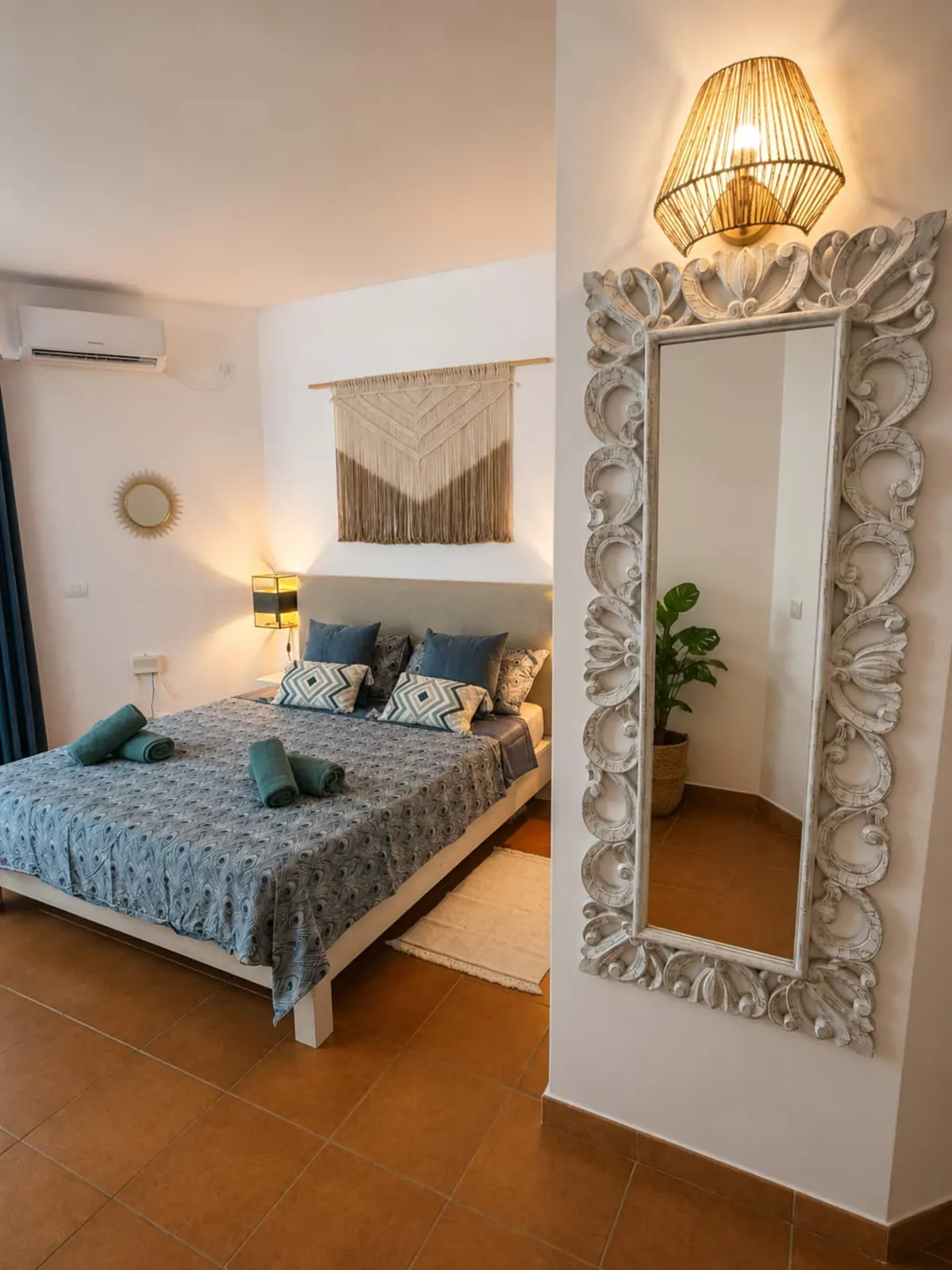 Salt Calm - Porto Antigo II (Beach Apartment) — Bedroom area