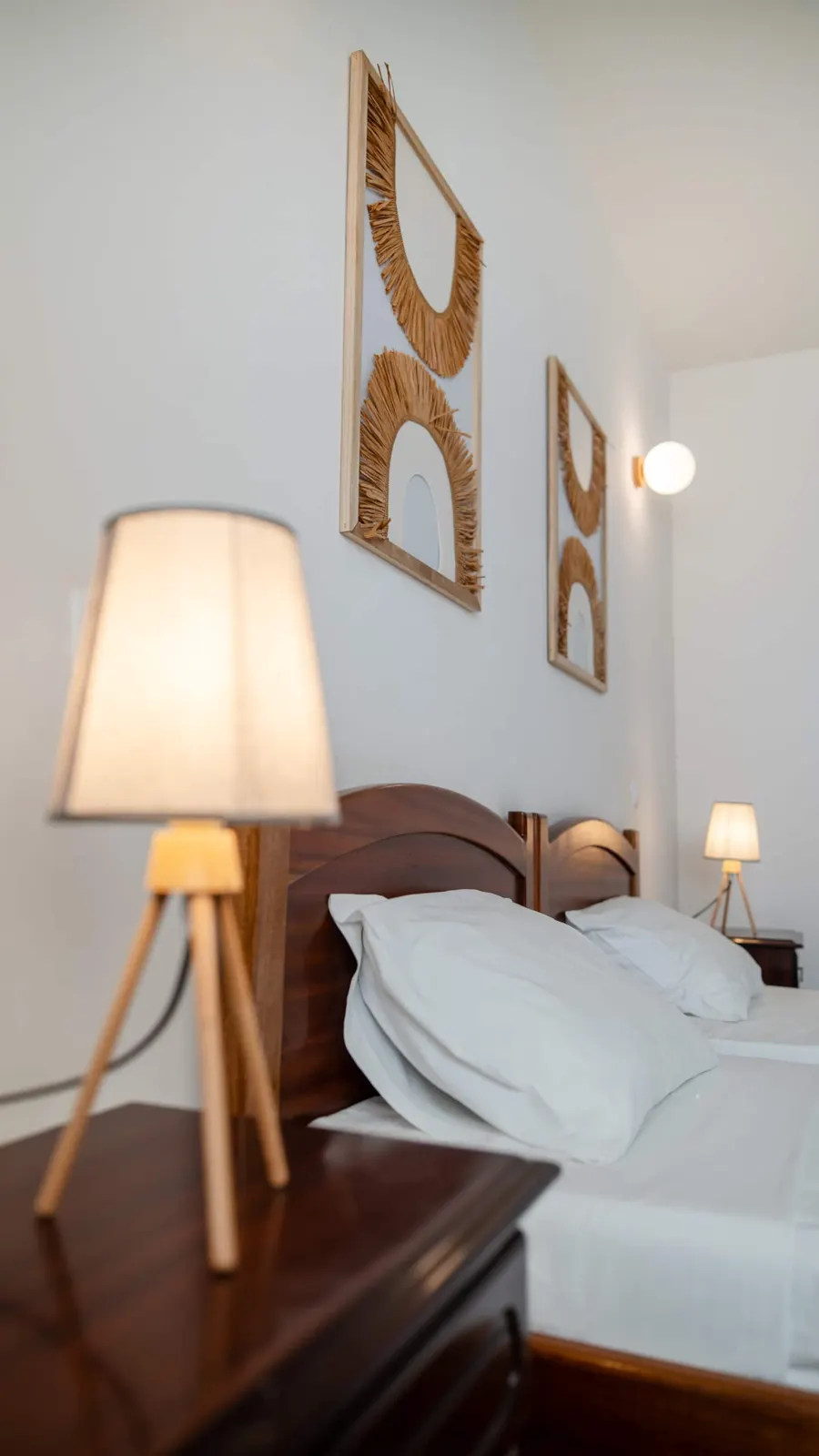 Coconut Houses- 3min beach- AC-SmartTV- Wash Machi — Bedroom