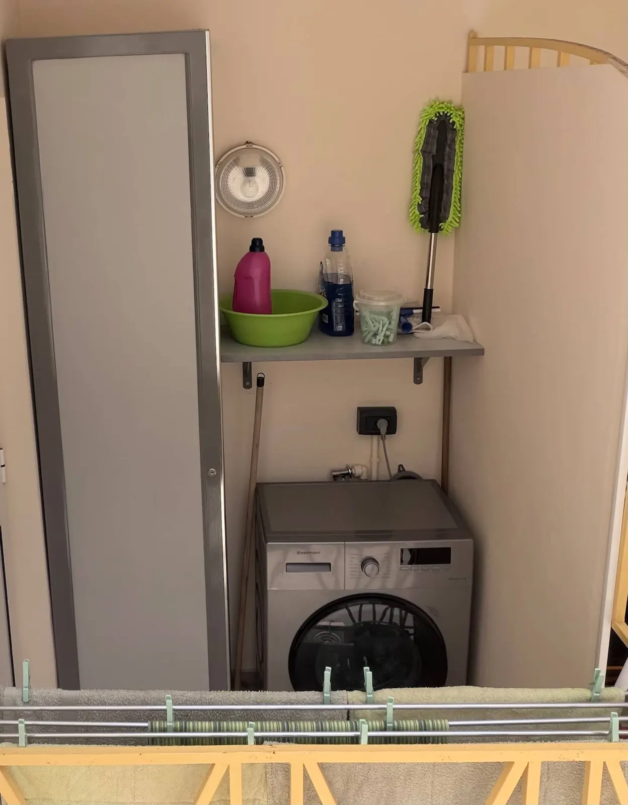 Rosa dei Venti 3 
…Everything within walking distance of home — Laundry area