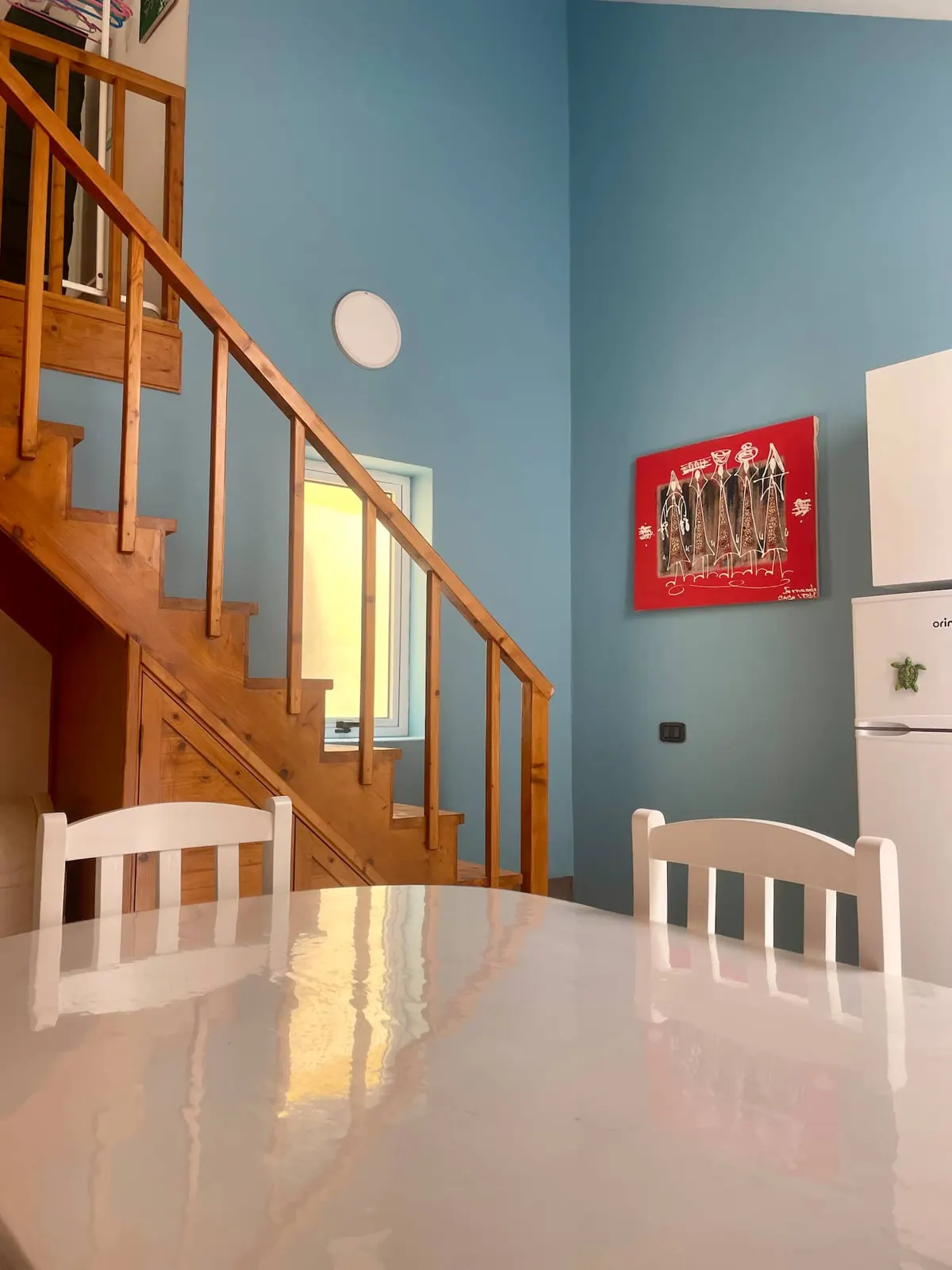 Casetta Alida | Bright Central Loft A/C & Starlink — Dining area