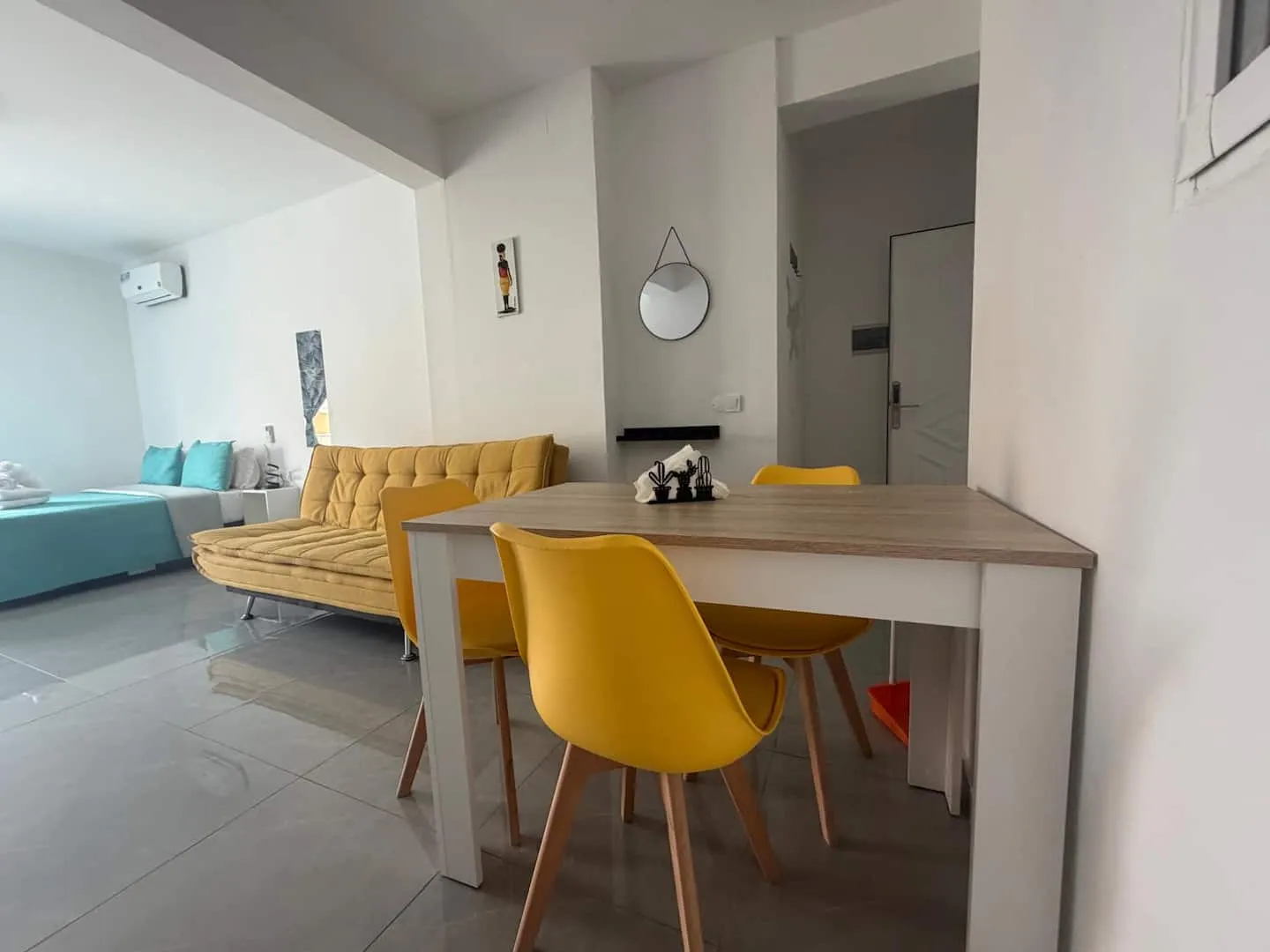 Costa MCC 6: New studio next to the beach — Bedroom area
