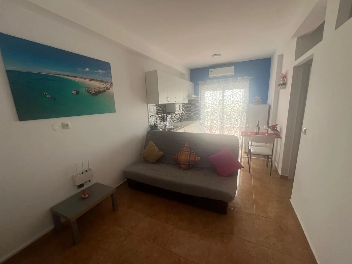 Franmay 8: One-bedroom Penthouse with terrace — Living room