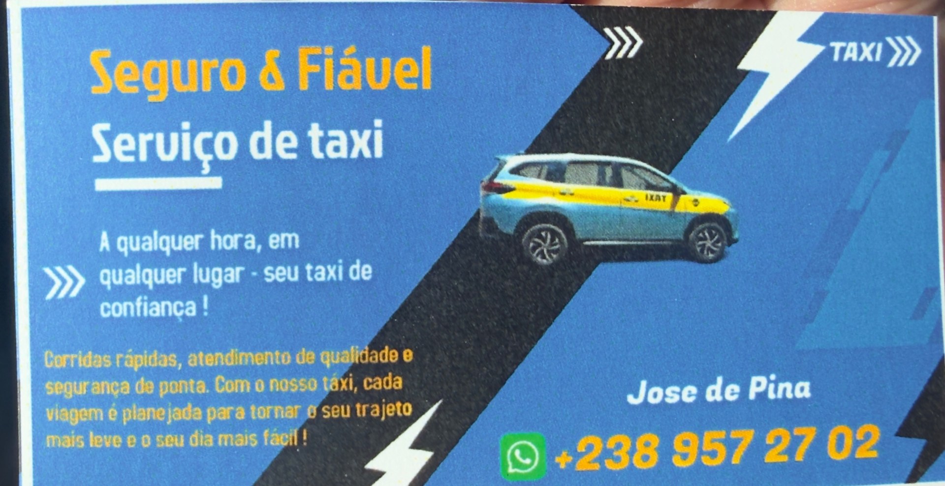 Jose de Pina Taxi taxi on Sal